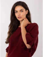 Sweter IT SW model 21302469 bordowy - FPrice