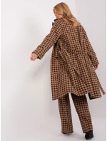 Płaszcz LK PL model 21228956 camelowy - FPrice Płaszcz LK PL model 21228956 camelowy - FPrice