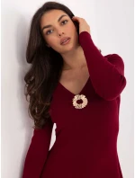 Sukienka PM SK model 21365508 bordowy - FPrice