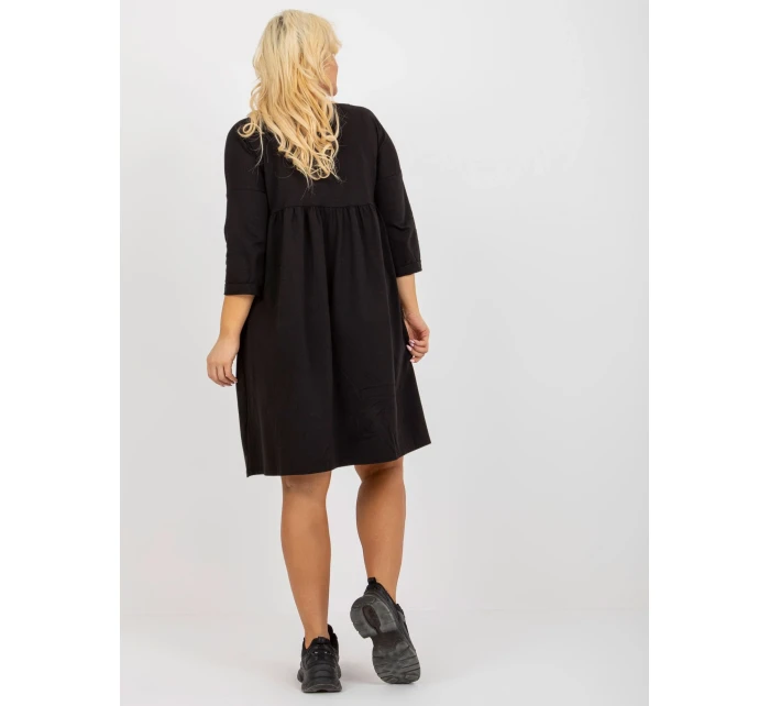 RV šaty SK 8529.37P čierna RV šaty SK 8529.37P čierna