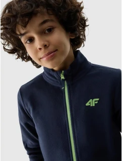 Chlapčenská fleecová mikina s kapucňou 4F
