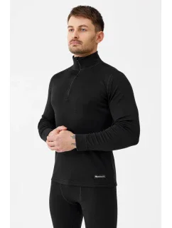 Pánske Merino Active Zip 250 Black - Rough Radical