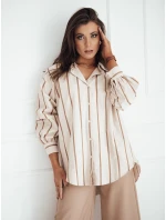 TENESI dámska košeľa béžová FashionStreet DY0380