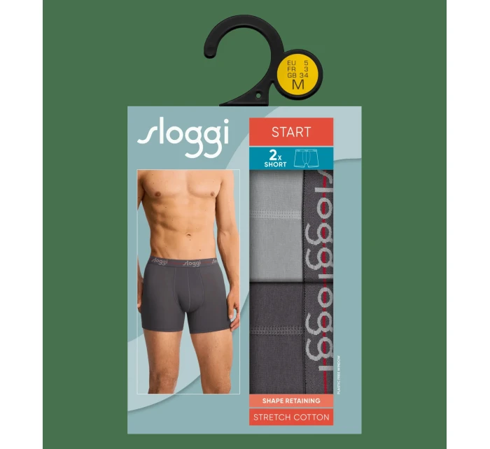 sloggi muži Start Short C2P box - BLACK - SLOGGI BLACK - SLOGGI sloggi muži Start Short C2P box - BLACK - SLOGGI BLACK - SLOGGI