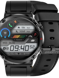 Smart hodinky Gravity GT21-3 + čierny silikónový remienok