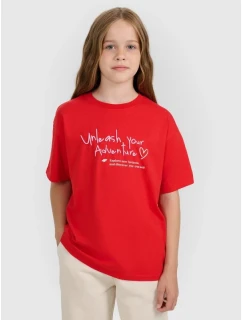 Dívčí tričko s potiskem model 21907074 - 4F