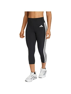 Dámske legíny adidas 3/4 Optime Essentials Workout 3-Stripes čierne KE6062