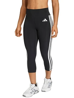 Dámské legíny 3/4 Essentials Workout 3Stripes černé model 22378796 - ADIDAS