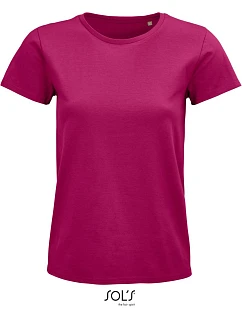 SOL'S Pioneer Women Dámské tričko z bio bavlny model 22522910 fuchsia