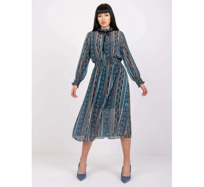 Šaty DHJ SK 15177 1.04P tmavo modrá Šaty DHJ SK 15177 1.04P tmavo modrá