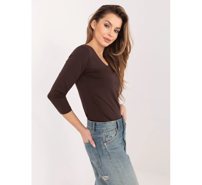 Blúzka RV BZ A1190.16 tmavohnedá