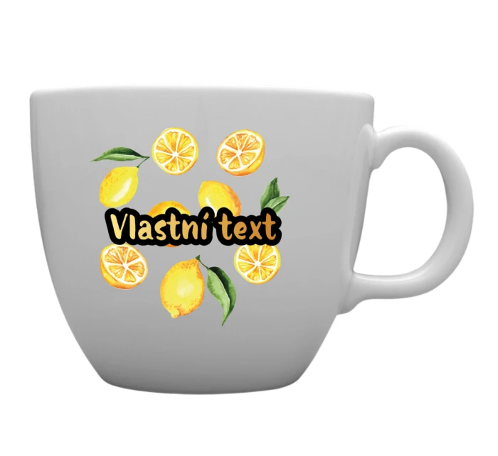 Personalizovaný MEGA XXL keramický hrnek 1000 ml k s ovocem a textem