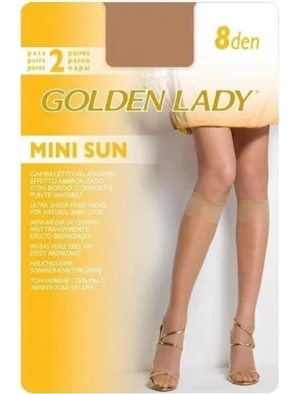 Podkolenky Mini Sun 8 den 2P - Golden Lady