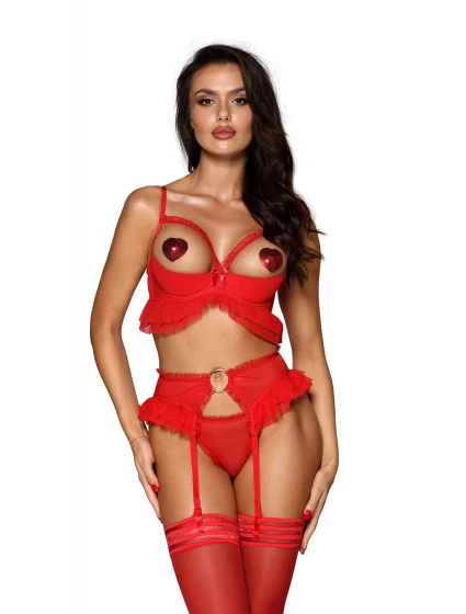 Dámské tanga model 18335938 Červená - Axami