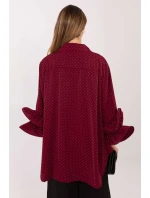 Košeľa s dlhým rukávom model 222148 Taliansko Moda Košeľa s dlhým rukávom model 222148 Taliansko Moda