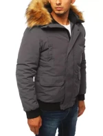 Pánská zimní bunda tmavě šedá Dstreet model 21963913 - FashionStreet