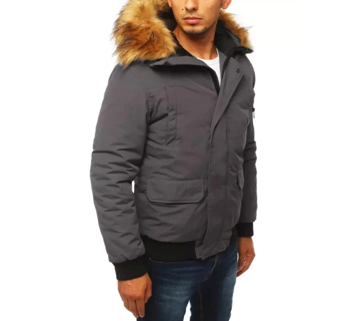 Pánská zimní bunda tmavě šedá Dstreet model 21963913 - FashionStreet