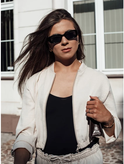 Dámská bunda bomber light beige Dstreet model 21978421 - FashionStreet