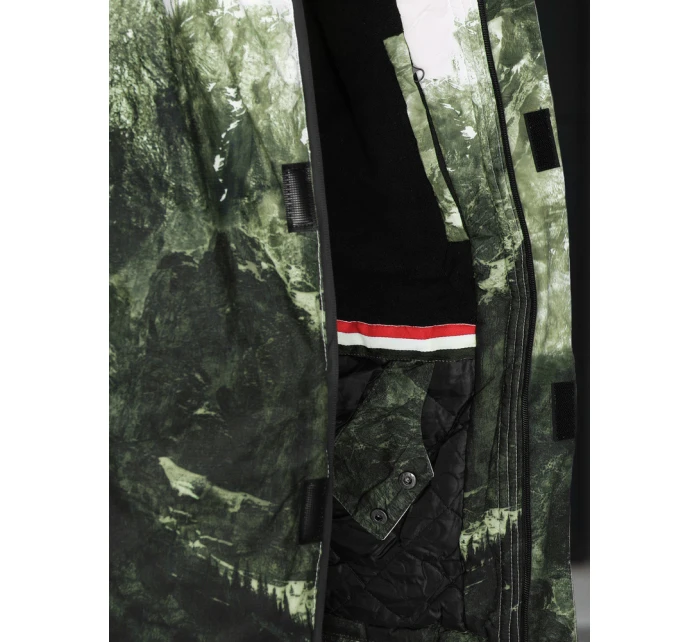 Pánská zimní lyžařská bunda zelená Dstreet model 21995669 - FashionStreet Pánská zimní lyžařská bunda zelená Dstreet model 21995669 - FashionStreet