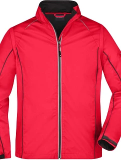 JN Pánská softshell bunda s odepínacími rukávy 02. red/black model 22529839 - Daiber