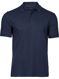 Tee Jays TJ 1405 Pánske luxusné ťažké strečové polo tričko z piqué 18.1405 tmavomodré