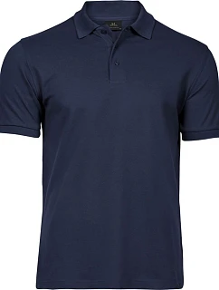Tee Jays TJ 1405 Pánske luxusné ťažké strečové polo tričko z piqué 18.1405 tmavomodré