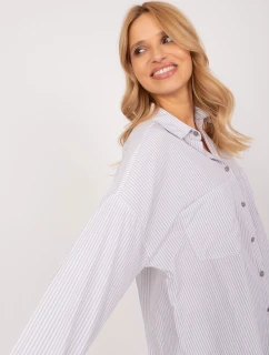 Koszula BP KS  biało szary model 21207189 - FPrice