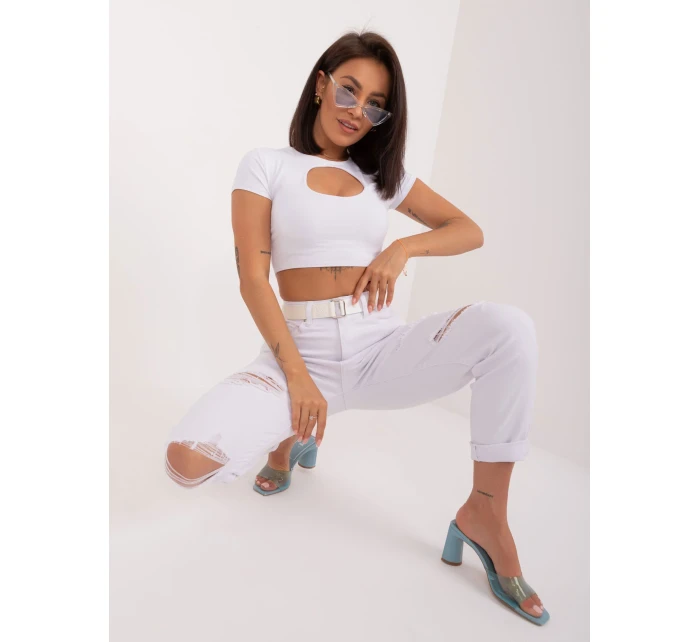 Spodnie jeans PM SP model 19712384 1.66 biały - FPrice