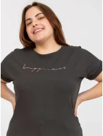 Tričko RV TS model 17459899 tmavá khaki - FPrice Tričko RV TS model 17459899 tmavá khaki - FPrice