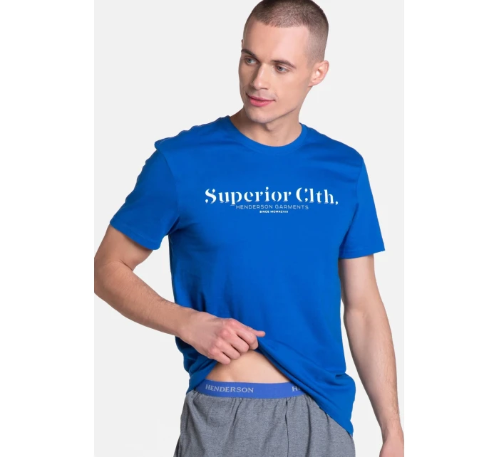 Pyžamo Zed 38366-55X Modrá a šedá - Henderson Pyžamo Zed 38366-55X Modrá a šedá - Henderson