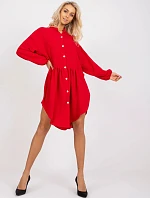 Dámske šaty CHA-SK-1027.15 Tmavo červená - FPrice