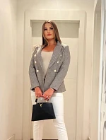 Bunda Pepita model 193061 - Cabba