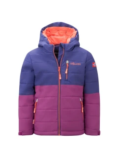 Detská zimná bunda Trollkids Kids Hemsedal Snow Jacket XT zateplená nepremokavá fialová (513-154)