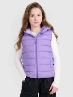 Dievčenské bez rukávov so syntetickou výplňou 4F 4FJRAW25TVJAF322-51S