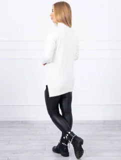 Svetr s límečkem v barvě ecru