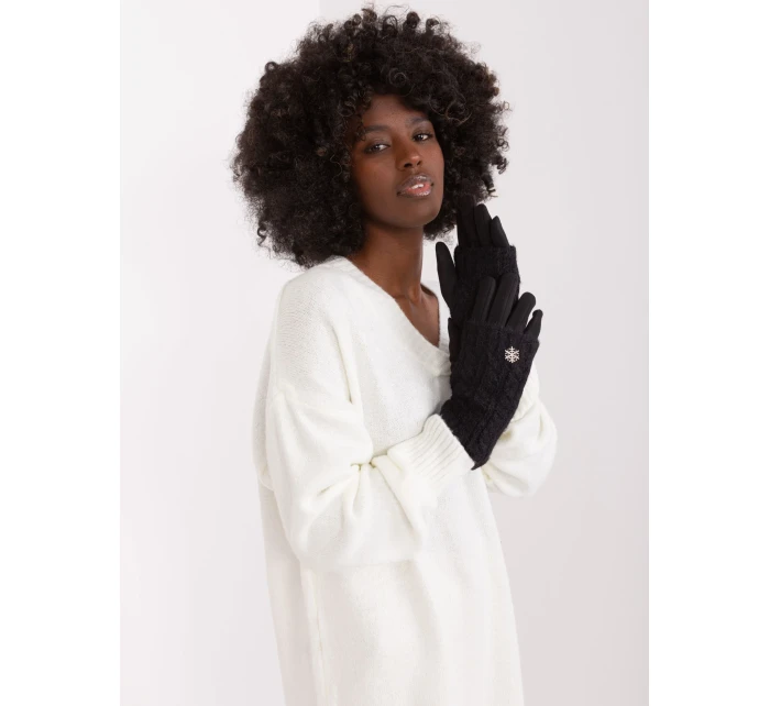 AT RK 231405 rukavice.08X čierna