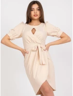 Šaty LK SK model 17404325 světle béžová - FPrice