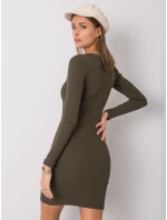 Šaty RV SK model 16311242 khaki - FPrice Šaty RV SK model 16311242 khaki - FPrice