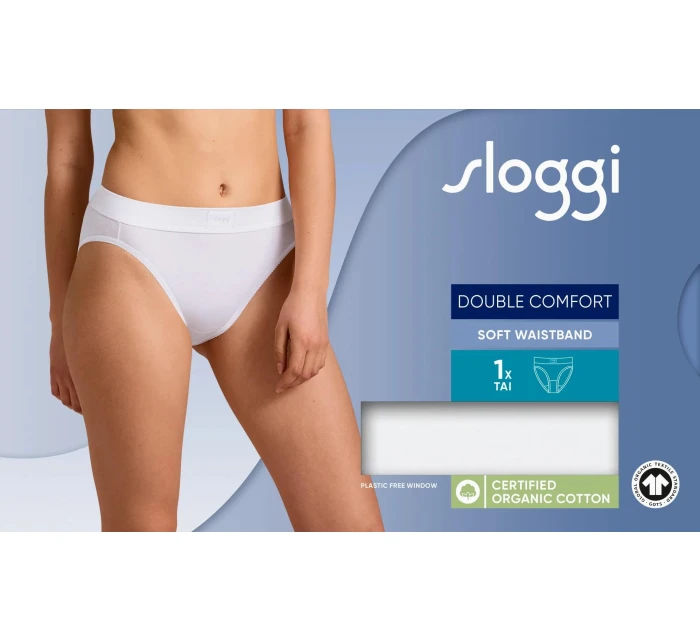 Dámske nohavičky Double Comfort T Tai - WHITE - biela 0003 - SLOGGI