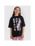 Dívčí tričko oversize s potiskem model 21736418 - 4F