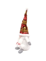 DEKORATÍVNY TRPASLÍK S MAGICKÝMI FLITRAMI 35CM BIELY