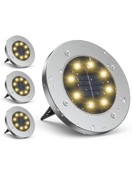 SOLÁRNA LAMPA 8 LED SMD PRE PRELOMENIE KPL.4PCS