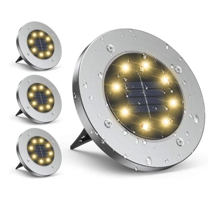 SOLÁRNA LAMPA 8 LED SMD PRE PRELOMENIE KPL.4PCS