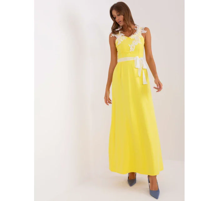 LK SK 506640 šaty.05P žltá