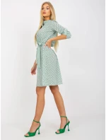Šaty LK SK 508938.28X biela a zelená