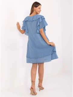 Sukienka MI SK model 21217585 ciemny niebieski - FPrice