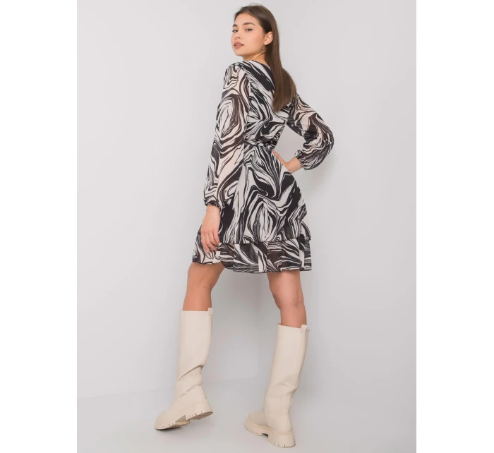 Šaty TW SK BI 2635.49P čierna a béžová