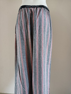 Pánske nohavice U5010 čierno-šedo-lososové - Calvin Klein