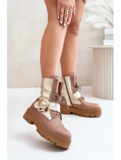 Šnurovací vyšší model 201003 Krok vo veľkom štýle