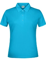 JN Dámské piqué polo 02.0 turquoise model 22413980 - Daiber JN Dámské piqué polo 02.0 turquoise model 22413980 - Daiber